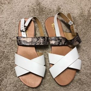 Snakeskin Sandals